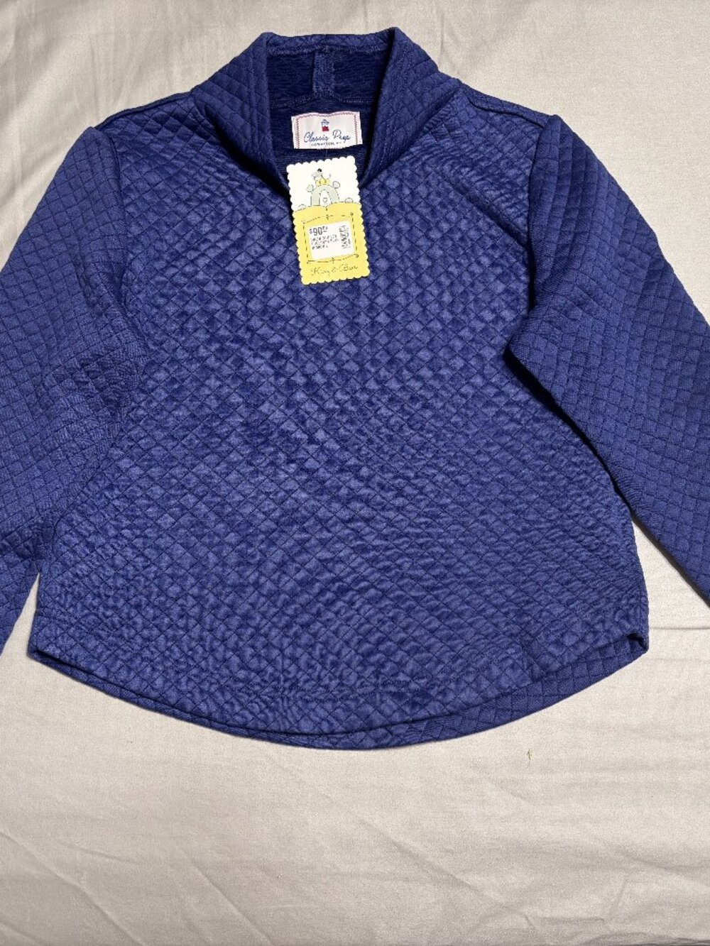 Classic Prep Childrenswear (CBC) Wren Quilted Pullover Girls Large NWT